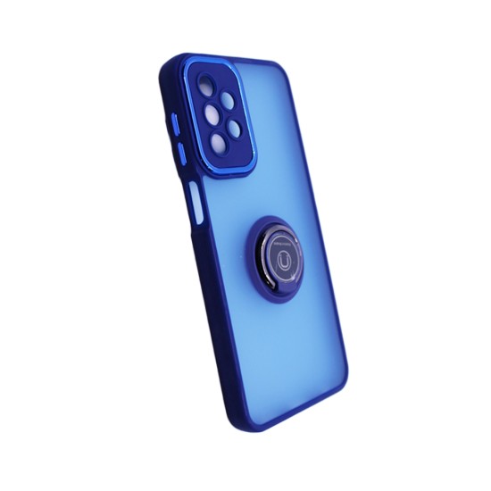 Case with Support Ring for Samsung Galaxy A23 Smoked Blue